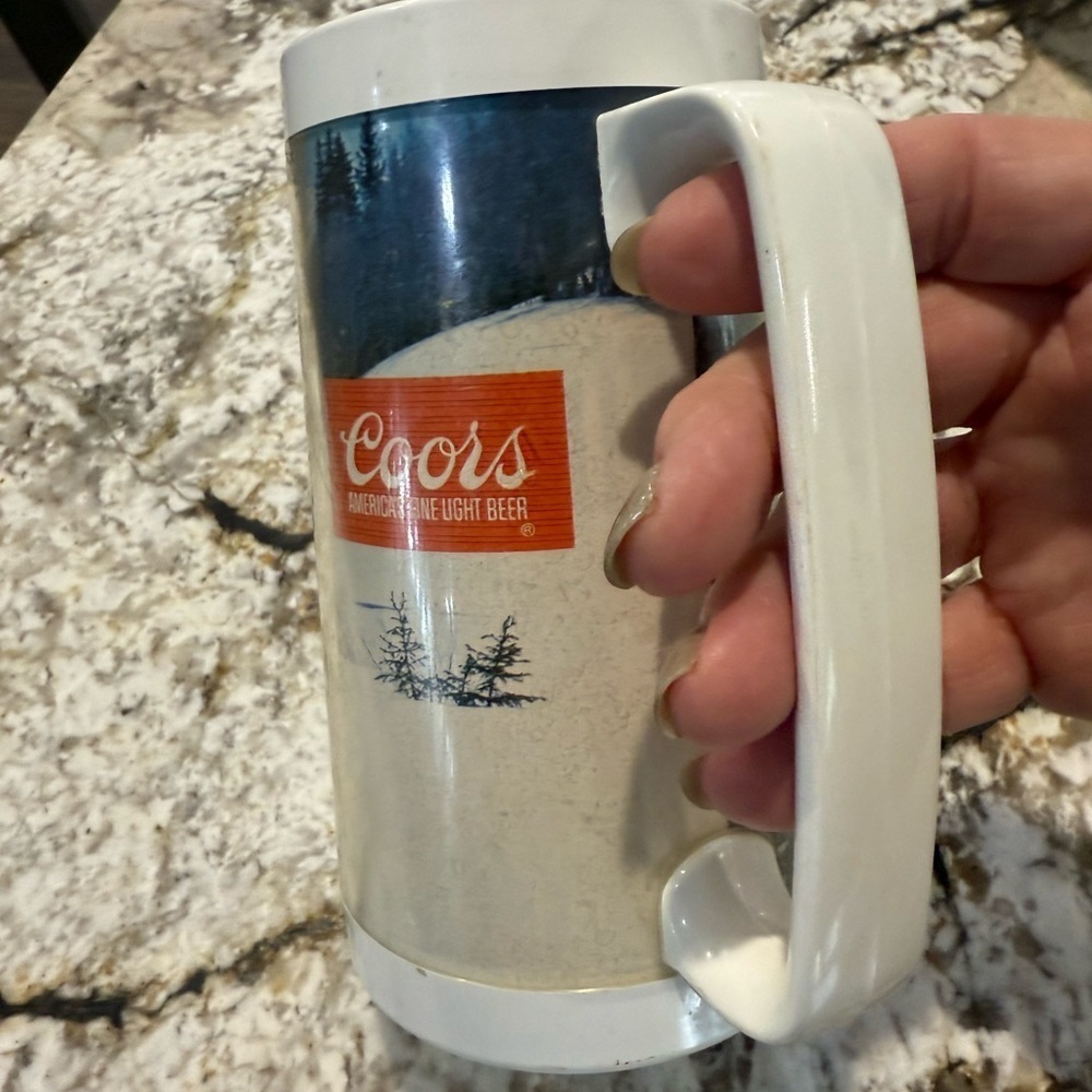 Vintage Coors Insulated Beer Mug from Thermo Serv in Excellent Condition - Picture 5 of 7